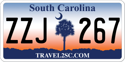 SC license plate ZZJ267