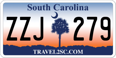 SC license plate ZZJ279