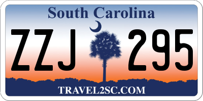 SC license plate ZZJ295