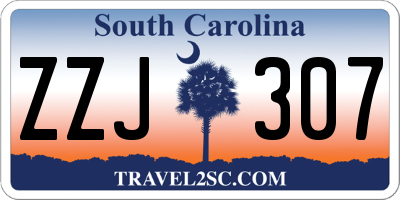 SC license plate ZZJ307