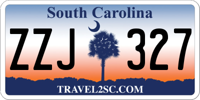 SC license plate ZZJ327
