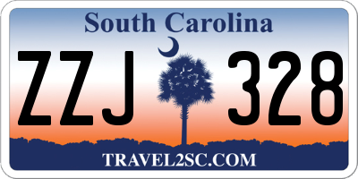 SC license plate ZZJ328