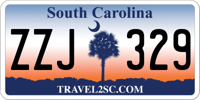 SC license plate ZZJ329