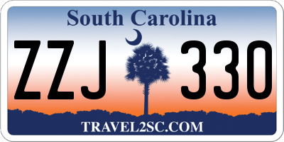 SC license plate ZZJ330