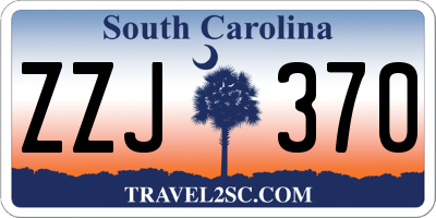 SC license plate ZZJ370