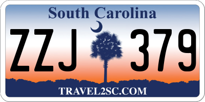 SC license plate ZZJ379