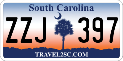 SC license plate ZZJ397
