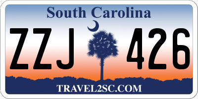 SC license plate ZZJ426