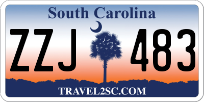 SC license plate ZZJ483