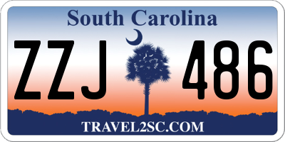 SC license plate ZZJ486