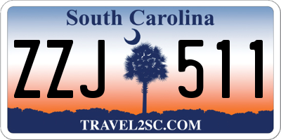 SC license plate ZZJ511