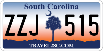 SC license plate ZZJ515