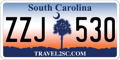 SC license plate ZZJ530