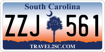 SC license plate ZZJ561