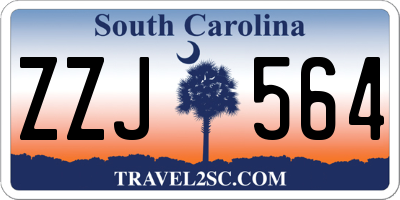 SC license plate ZZJ564
