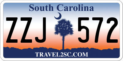 SC license plate ZZJ572