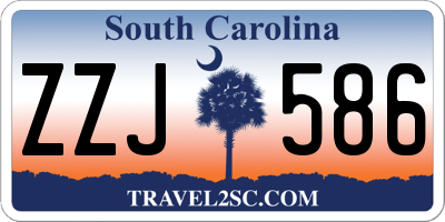 SC license plate ZZJ586