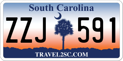 SC license plate ZZJ591