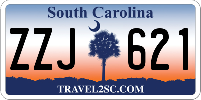 SC license plate ZZJ621