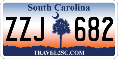 SC license plate ZZJ682