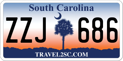 SC license plate ZZJ686