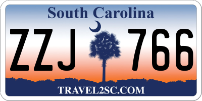 SC license plate ZZJ766