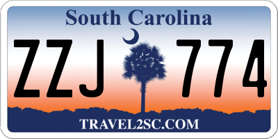 SC license plate ZZJ774