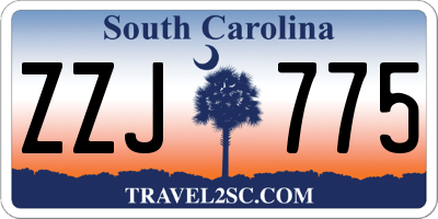 SC license plate ZZJ775