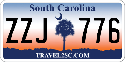 SC license plate ZZJ776