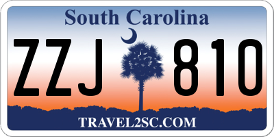 SC license plate ZZJ810