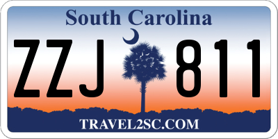 SC license plate ZZJ811