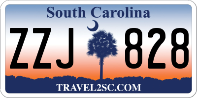 SC license plate ZZJ828