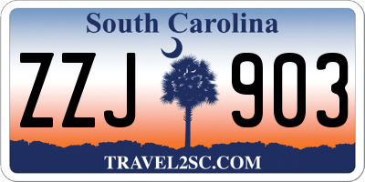 SC license plate ZZJ903