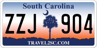 SC license plate ZZJ904