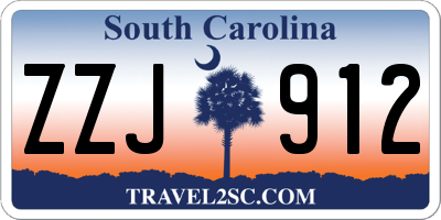 SC license plate ZZJ912