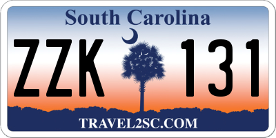 SC license plate ZZK131
