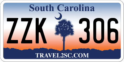 SC license plate ZZK306