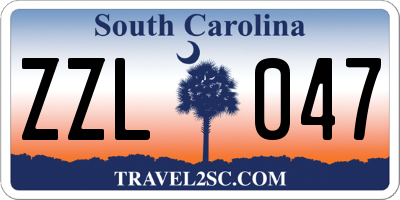 SC license plate ZZL047