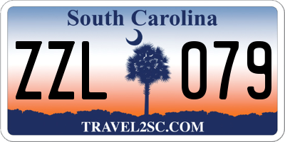 SC license plate ZZL079