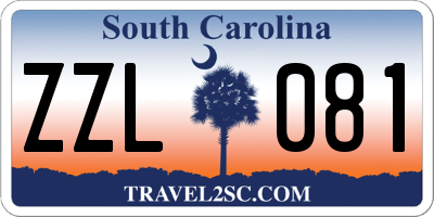 SC license plate ZZL081