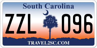 SC license plate ZZL096