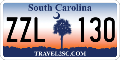 SC license plate ZZL130