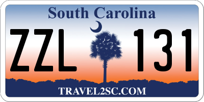 SC license plate ZZL131