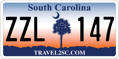 SC license plate ZZL147