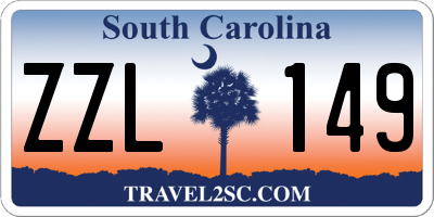 SC license plate ZZL149