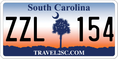 SC license plate ZZL154