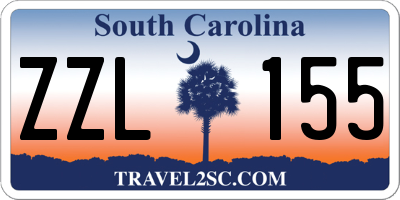 SC license plate ZZL155