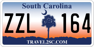 SC license plate ZZL164
