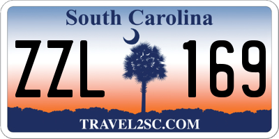 SC license plate ZZL169