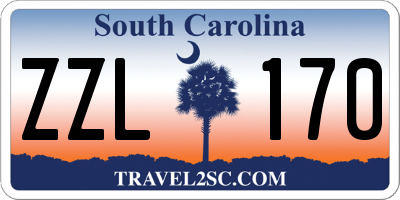 SC license plate ZZL170